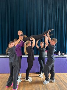 Teenagers from The Rhythm and Shoes Dance Academy in Richmond North Yorkshire