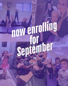 Children enjoying dance classes and performances at The Rhythm and Shoes Dance Academy in Richmond, North Yorkshire, with new dance year enrolment now open